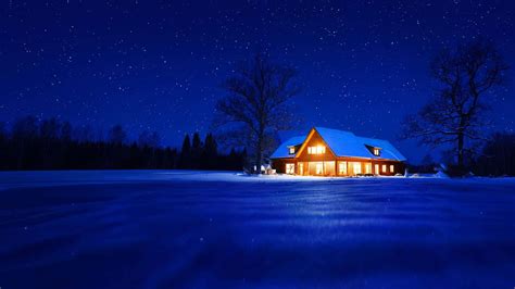 Winter Night Desktop Backgrounds