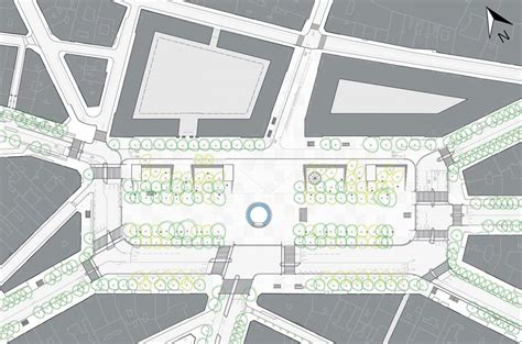 Place de la République, Paris | Urban Green-blue Grids