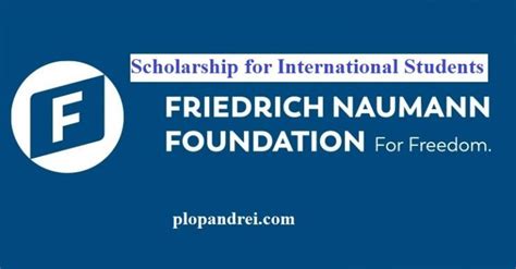 Apply/ Friedrich Naumann Foundation: Scholarship for International ...