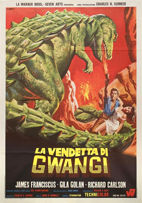 The Valley of Gwangi Original 1969 Italian Due Foglio Movie Poster ...