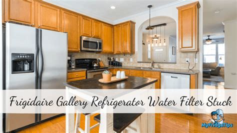 Frigidaire Gallery Refrigerator Water Filter Stuck?-Here’s a Fix! – My ...