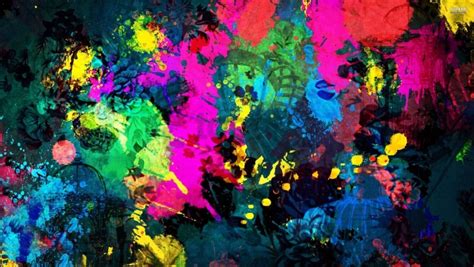 Colorful Paint Splash Wallpaper Background Best Stock Photos - Image ID ...