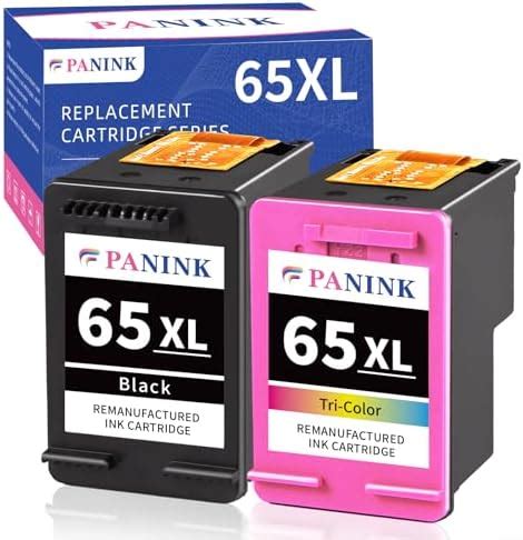Amazon.com: PANINK Remanufactured Ink Cartridges Replacement for HP Printer Ink 65 XL HP 65 Ink ...