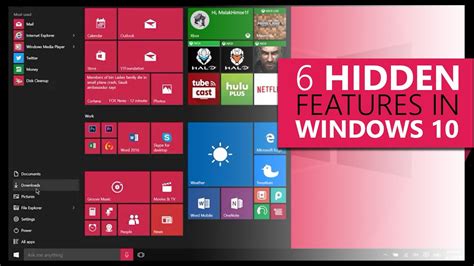 6 Hidden Features in Windows 10 - YouTube