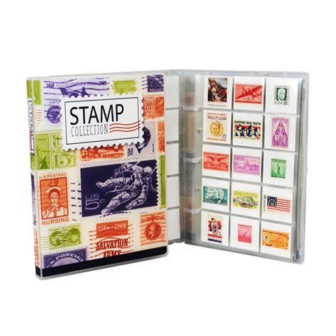 Mini Stamp Collection Kit/Album, Holds 150-300 Stamps - Organized - Walmart.com