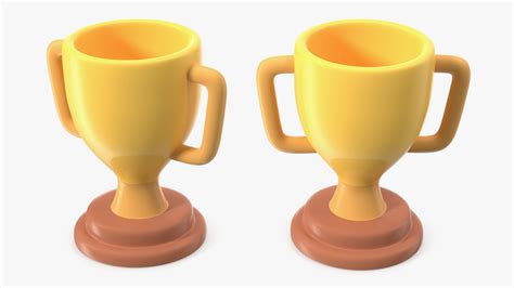 Trophy Emoji 3D Model $24 - .3ds .blend .c4d .fbx .max .ma .lxo .obj ...