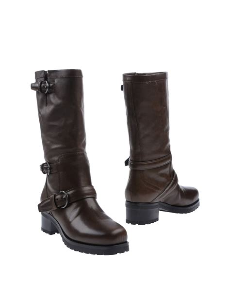 Donna Karan New York Boots in Brown (Khaki) | Lyst