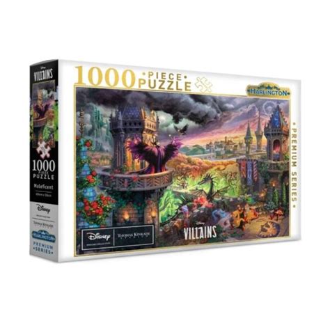 HARLINGTON 1000 PIECE THOMAS KINKADE DISNEY VILLAINS MALEFICENT - Games World