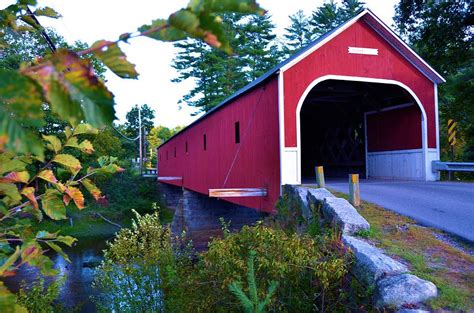 Historic New Hampshire Covered Bridge Photograph by Nancy Jenkins ...