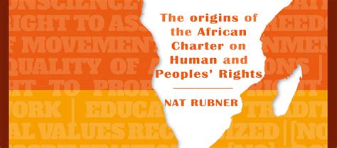 The origins of the African Charter on Human and Peoples’ Rights ...