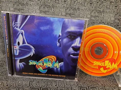 Space Jam CD Movie Soundtrack Bugs Bunny Michael Jordan Cover R Kelly Coolio Busta Rhymes 1996 ...