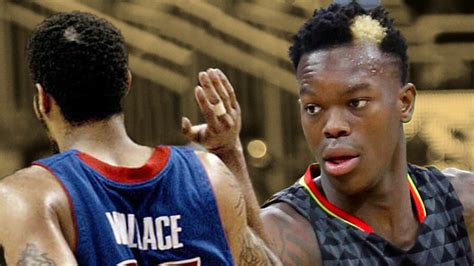 The story behind Dennis Schroder’s blond spot and Rasheed Wallace bald ...