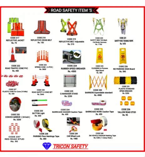 Rectangular Red Road Safety Equipment, For Industrial at Rs 75 in Vadodara