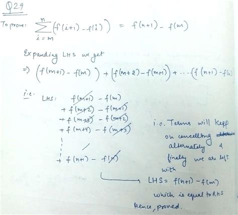 Verify the formula for the value of a telescoping sum: $\sum | Quizlet