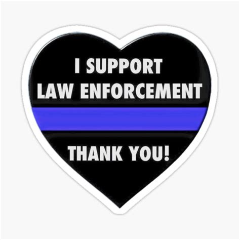 Support Police Stickers | Redbubble