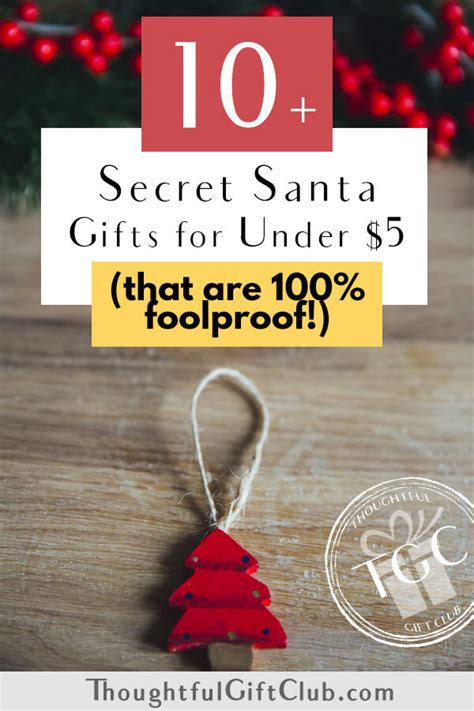 Perfect Secret Santa Gifts You Can Buy for $5 or Less! [2022 Edition]