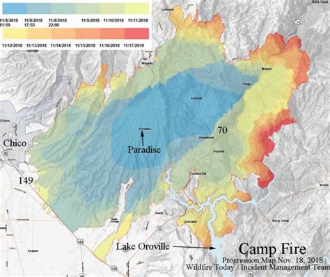 President Visits The Devastating Wildfire At Paradise, California ...