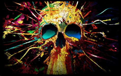 Colorful Skull Wallpapers on WallpaperDog