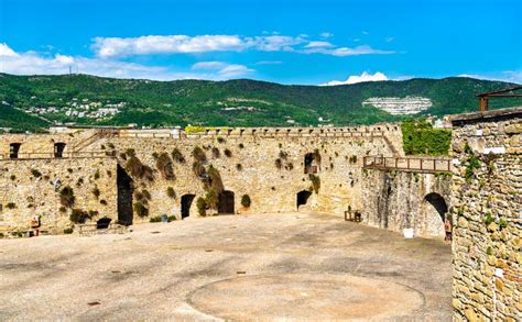 Castle of San Giusto in Trieste, Italy Stock Photo - Image of city ...