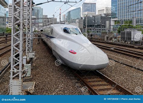 White Train Leaves the Station Editorial Stock Photo - Image of arrival, railway: 149728458