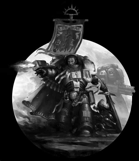 Grey Knight Castellan Crowe - Art by Gauthier Redon - 40K Gallery