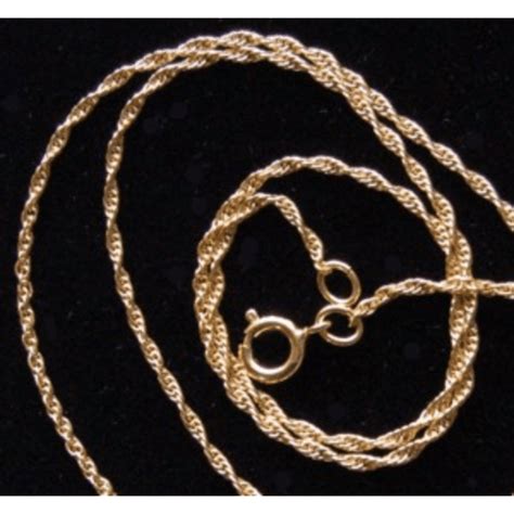 Gold Plated Rope Chain - 20" - Interfaith Resources