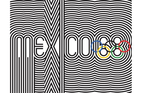 Mexico 1968 Olympics Logo - AGI | Mexico olympics, Olympic logo ...