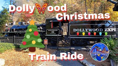 Dollywood Express Christmas Full Train Ride | Smoky Mountain Christmas 2020 | Opening Weekend 4K ...