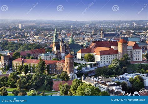 Wawel Castle in Cracow stock image. Image of european - 20821027