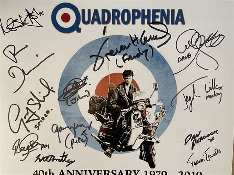 At Auction: Quadrophenia movie cast 14x11 photo signed by ELEVEN of the ...