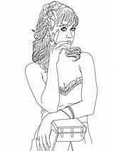 Katy Perry coloring Pages sketch template