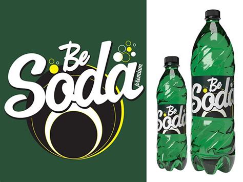 Be Soda Label Design on Behance | Label design, Soda labels, Packaging labels design