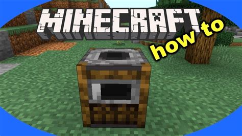 How to Craft and Use a Smoker in Minecraft | Minecraft Smoker Tutorial - YouTube