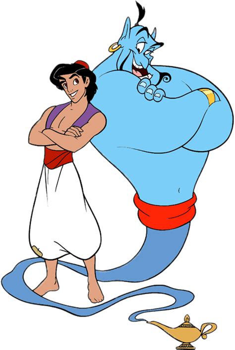 Aladdin and Genie transparent PNG - StickPNG