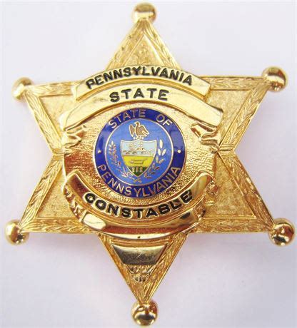 Collectors-Badges Auctions - PENNSYLVANIA STATE CONSTABLE BREAST BADGE