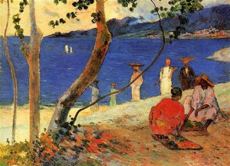 A seashore, 1887 - Paul Gauguin - WikiArt.org