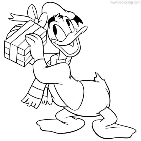 Disney Donald Duck Christmas Coloring Pages Xcolorings | The Best Porn ...