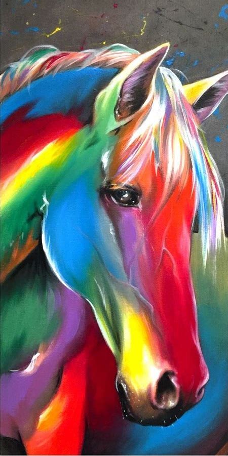 Beautiful Animal Wall Art Hand Painted Painting On Canvas Without Frame ...