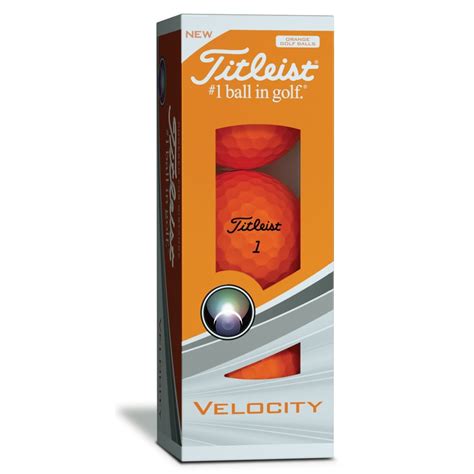 Titleist Velocity Orange 1 Dozen Closeout Golf Balls at GlobalGolf.ca