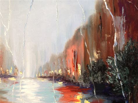 Rainy Night Painting at PaintingValley.com | Explore collection of ...