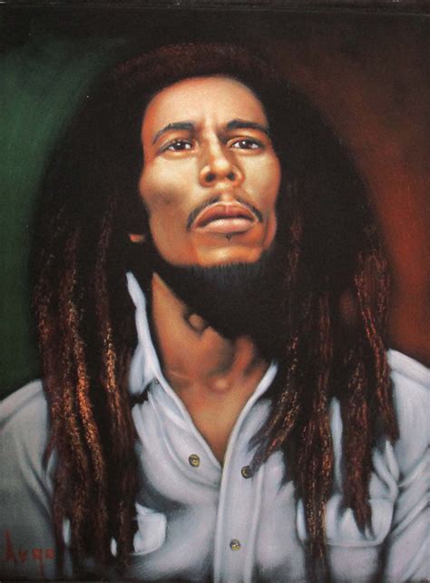 Bob Marley Legend Portrait, Original Oil Painting on Black Velvet by A ...