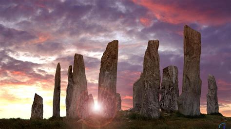 Calanish sun set (?) | Standing stone, Scotland wallpaper, Outer hebrides