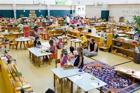 The Biggest Montessori Classroom You’ve Ever Seen Is Now In Session in the Post Oak School Gym ...