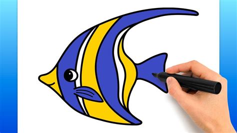 How To Draw An Angelfish Easy Drawing Tutorial For Kids | atelier-yuwa.ciao.jp