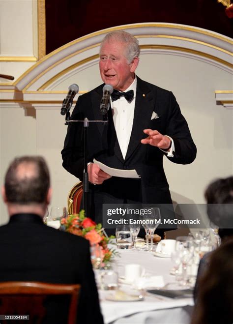 Prince Charles, Prince of Wales makes a speech as he attends a dinner... News Photo - Getty Images