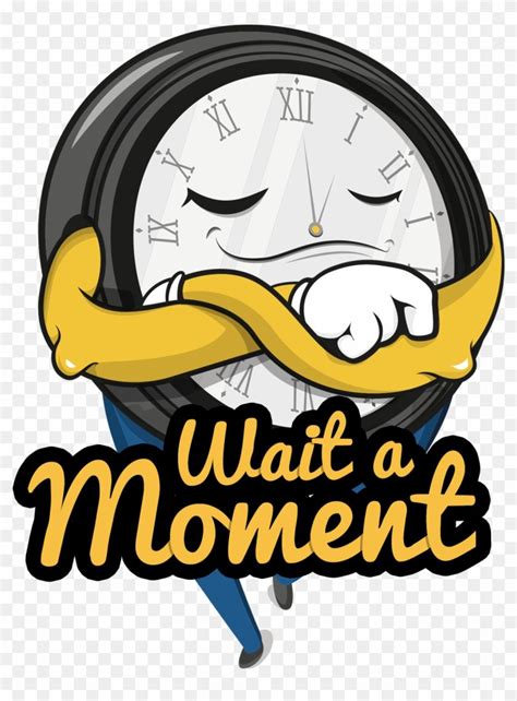 Download and share clipart about Wait A Moment - Please Wait A Moment ...