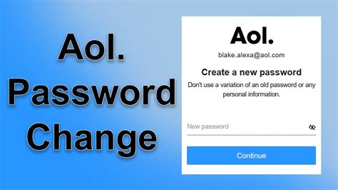 How To Change AOL Password 2021 | AOL Mail Password Change Help | aol.com Password Change - YouTube