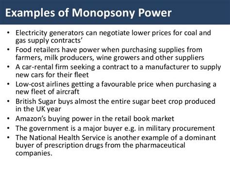 Monopsony power