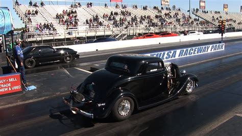 PRO STREET Class Drag Racing - Throwdown in T-Town - Tulsa Raceway Park - YouTube