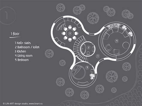 Conceptual Architecture: Circle House Floor Plan